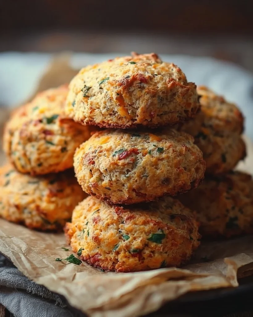 Healthy breakfast protein biscuits for a nutritious morning meal