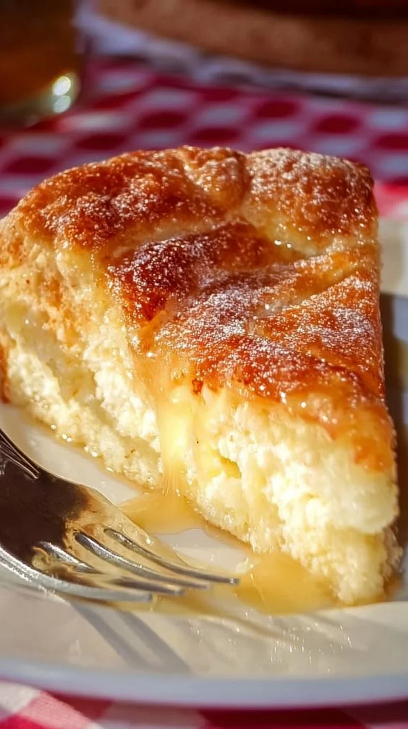Delicious cheesecake crescent rolls topped with powdered sugar