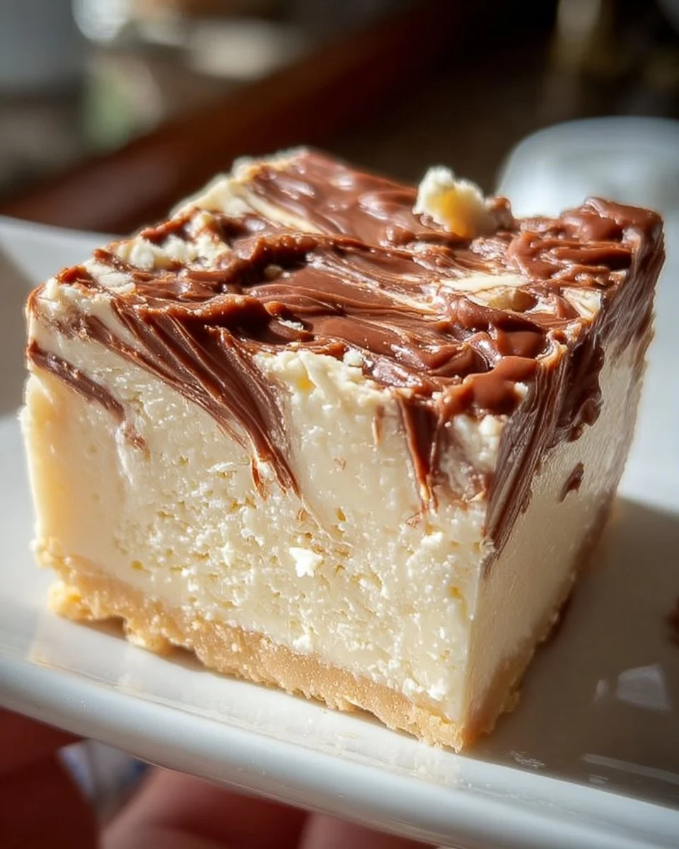 Delicious cheesecake fudge pieces served on a platter
