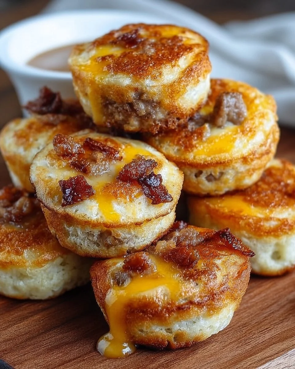 Delicious Copycat McGriddle Bites served on a plate.