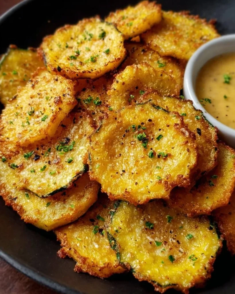 Crispy Air Fryer Yellow Squash, golden and seasoned, served in a bowl.