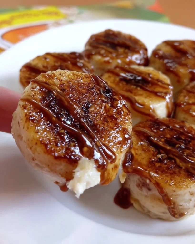 Easy 3 ingredient banana bites for a healthy snack