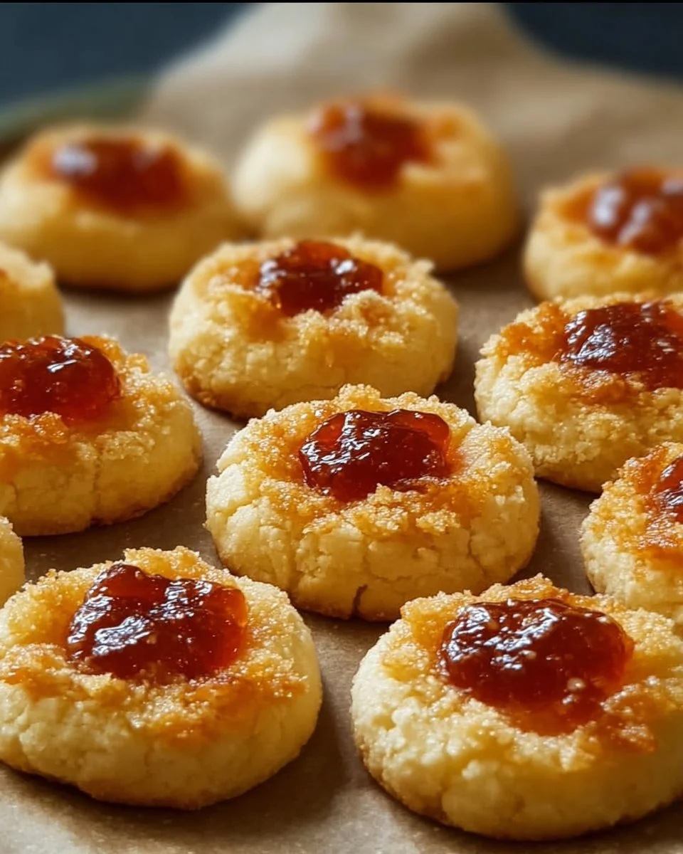 Delicious cheesy thumbprint snacks ready for a party
