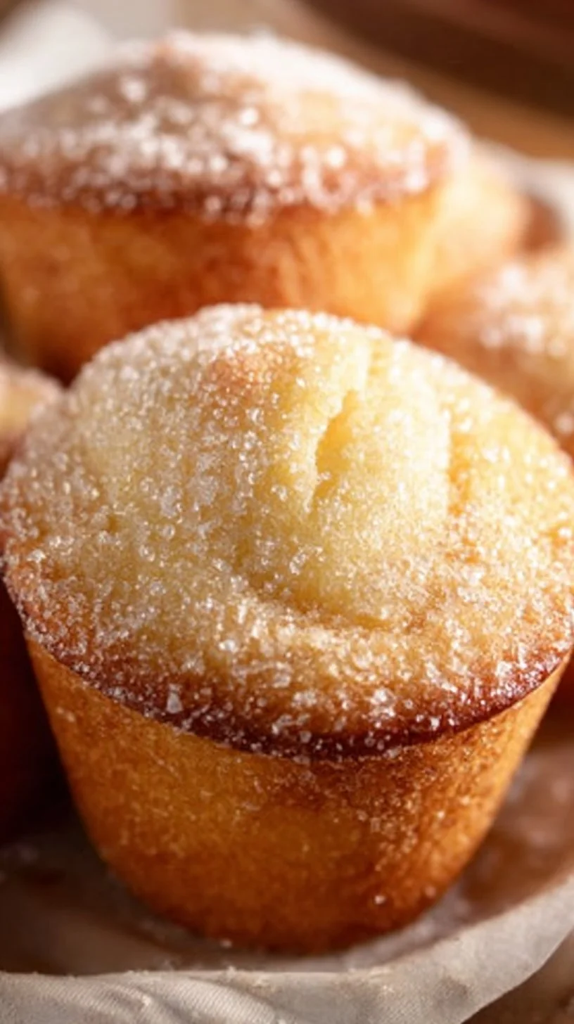 Delicious muffins flavored like doughnuts, perfect for any occasion.