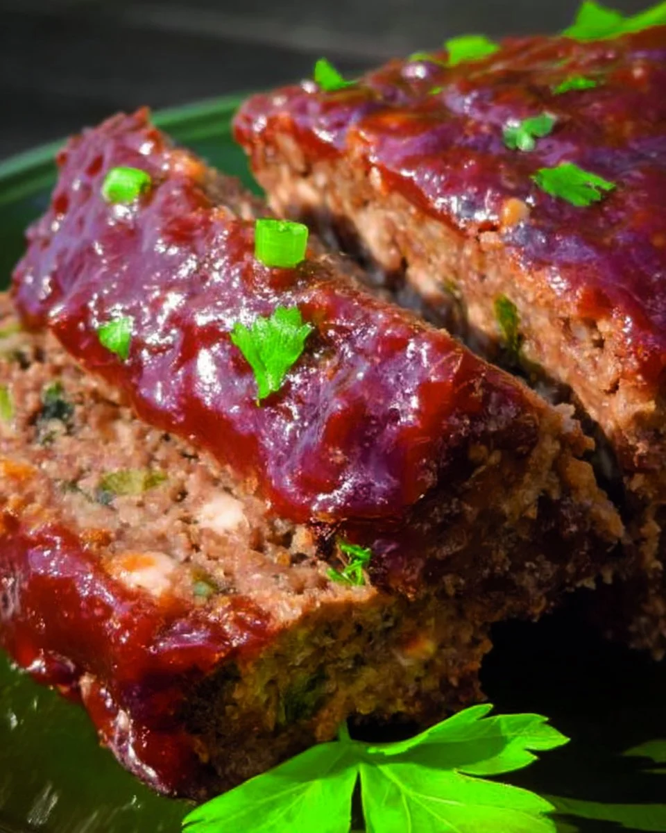 Delicious Simple Crock Pot Meatloaf served with mashed potatoes