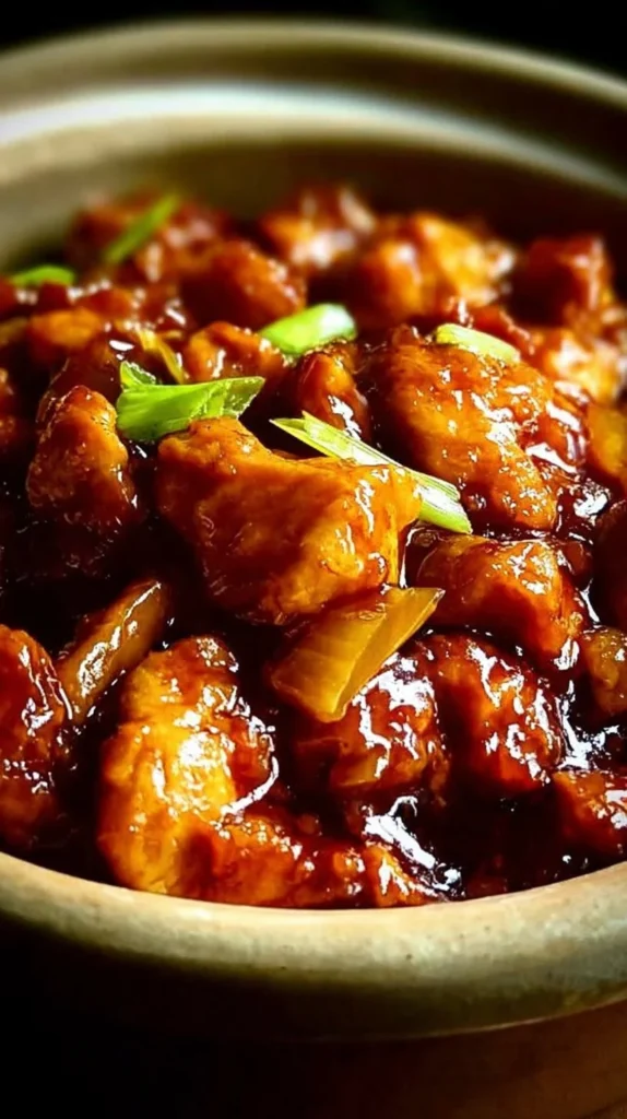 Delicious Sweet Hawaiian Crock Pot Chicken served on a plate
