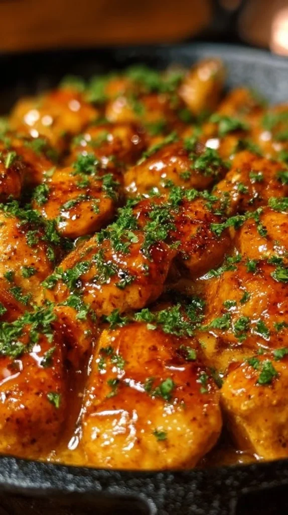 Texas Roadhouse Butter Chicken Skillet Dinner served with rice and vegetables