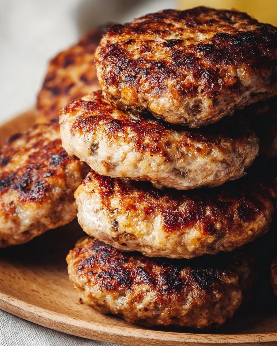 Best homemade turkey burger patties on a grill