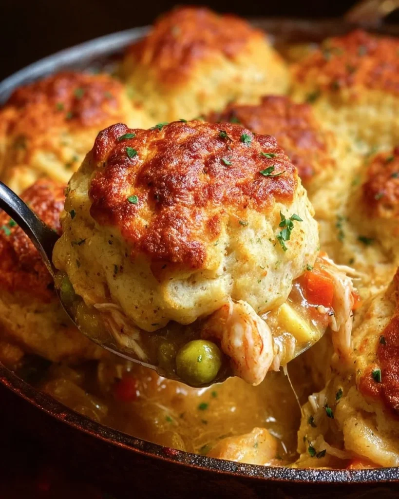 Cajun Seafood Pot Pie filled with shrimp, crab, and rich spices in a flaky crust