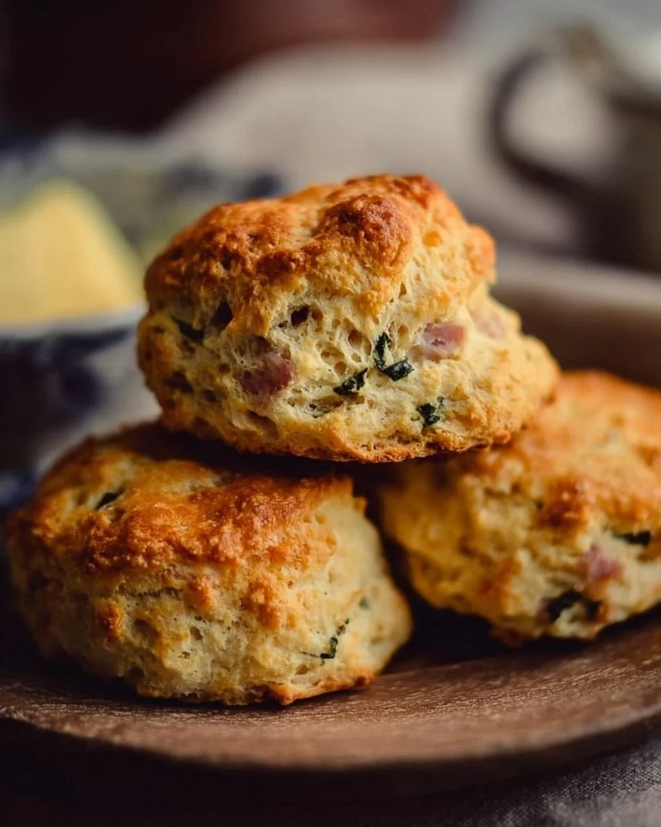 Easy breakfast protein biscuits fresh out of the oven, perfect for a healthy start.