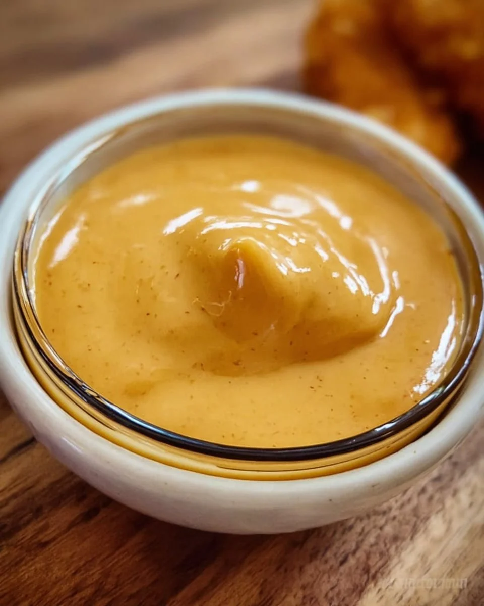 Homemade Chick-Fil-A sauce served in a dipping bowl.