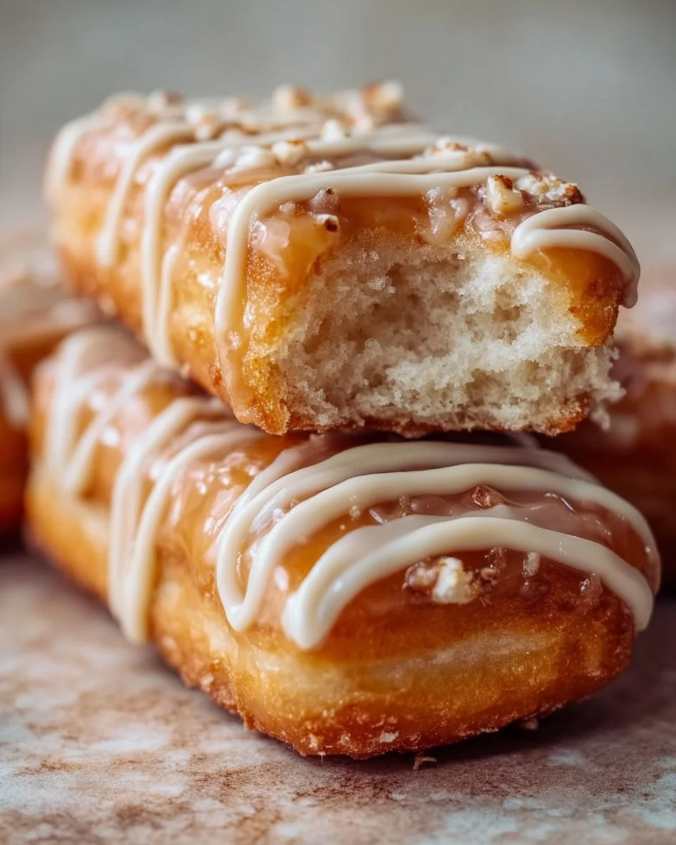 Delicious homemade Maple Donut Bars from scratch topped with maple glaze.