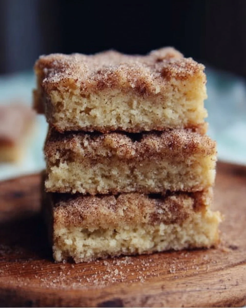 Delicious Snickerdoodle Cookie Bars with cinnamon sugar topping