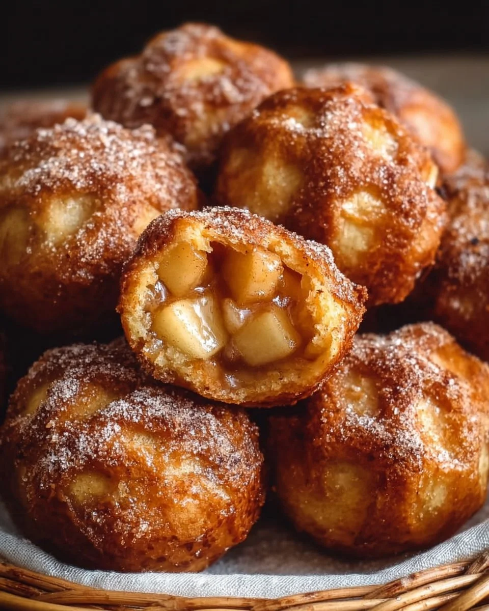 Delicious apple pie bombs, crispy pastries filled with spiced apple filling.