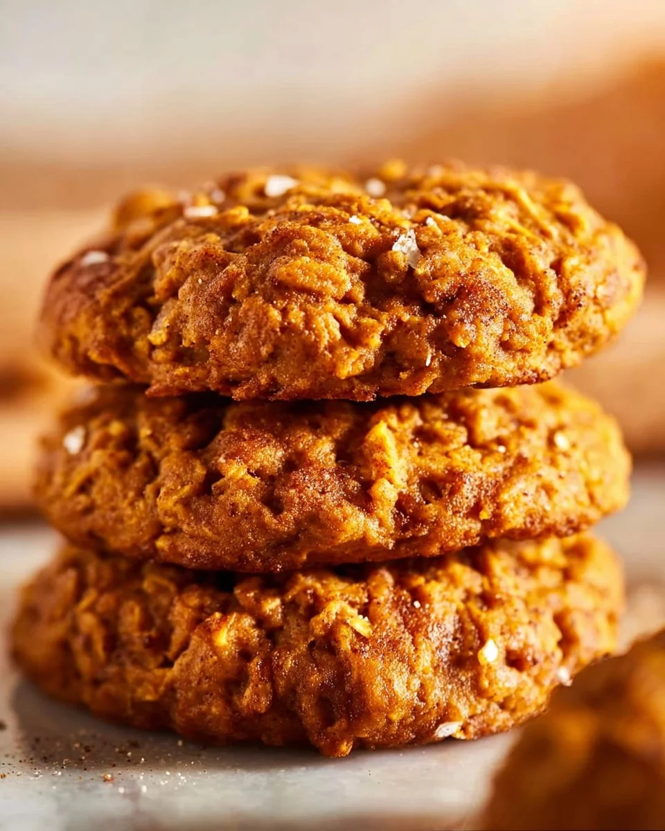 Cinnamon sweet potato breakfast cookies on a plate with a cup of coffee
