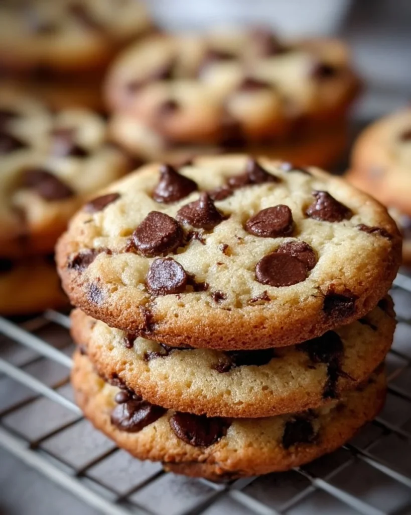 Easy cheesecake cookies with chocolate chips on a baking tray