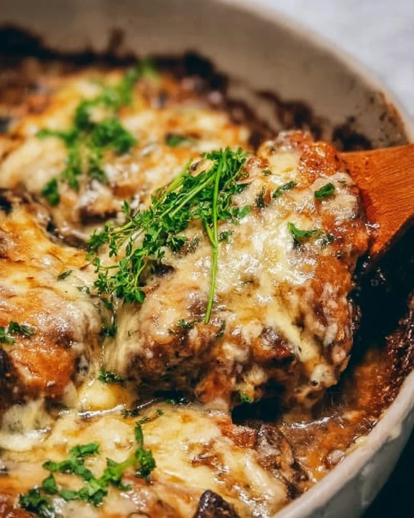 Delicious easy Chicken Lombardy recipe with cheese and herbs