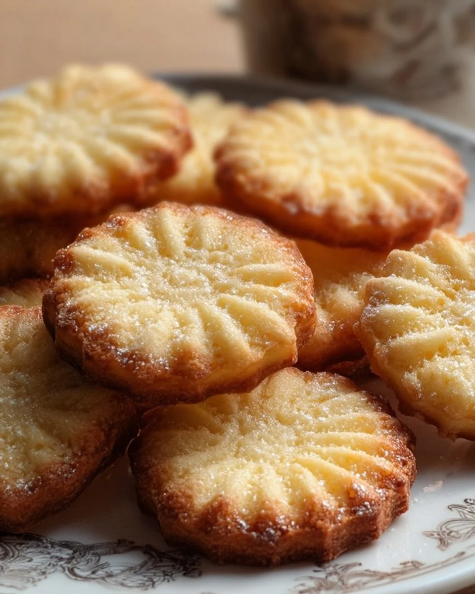 Delicious homemade French Butter Cookies - Breton Shortbread