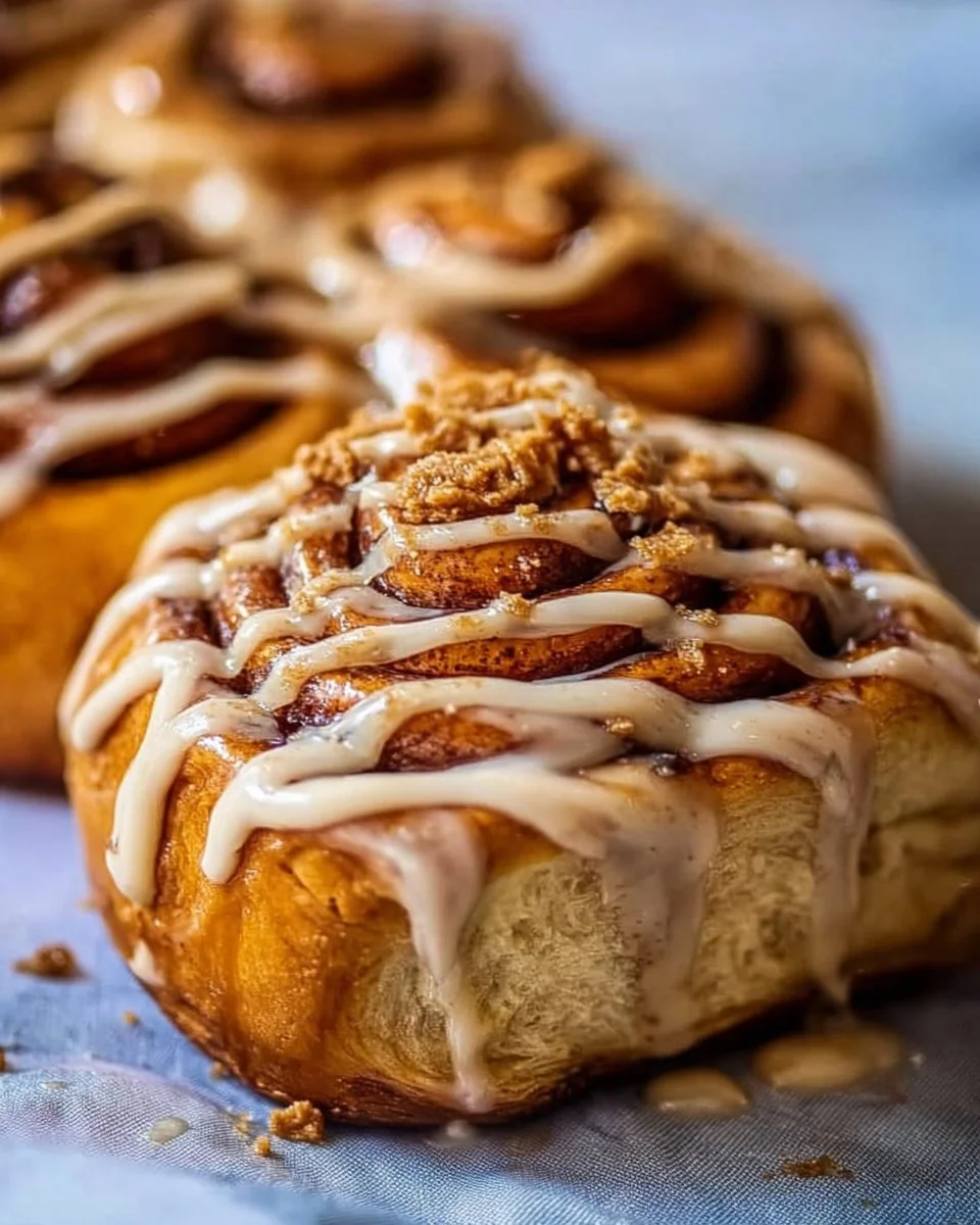 Irresistibly soft cinnamon rolls with Biscoff flavor