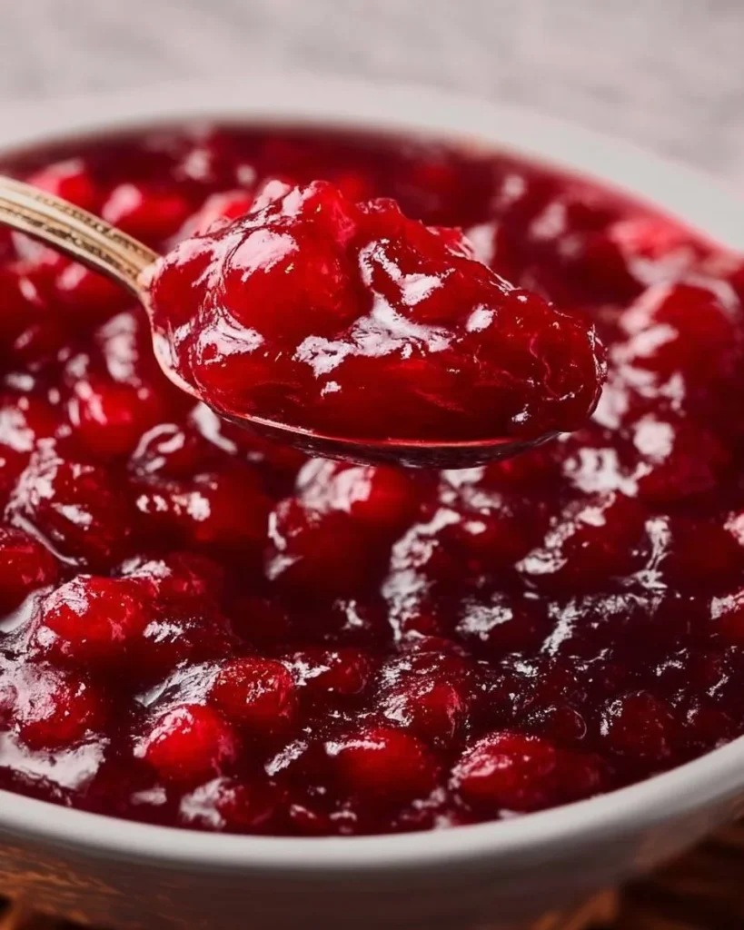 Super easy cranberry sauce recipe for holiday meals