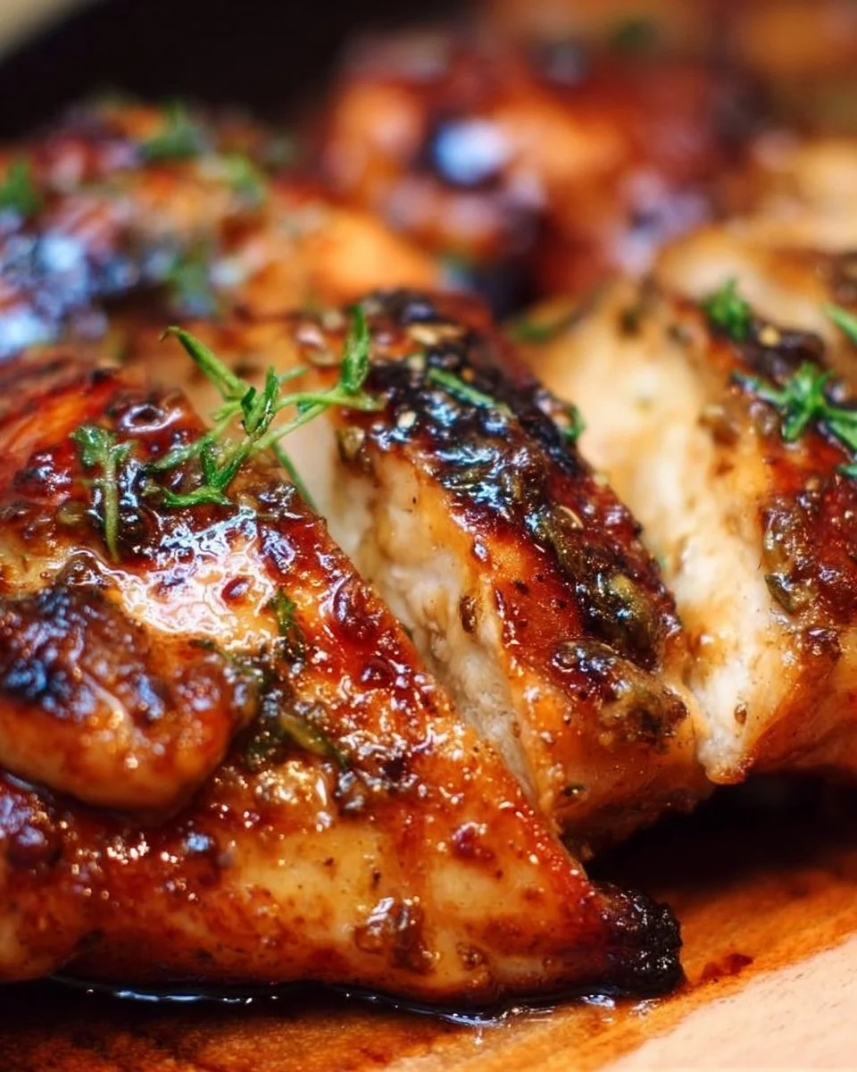 A bowl of marinated chicken pieces ready for grilling