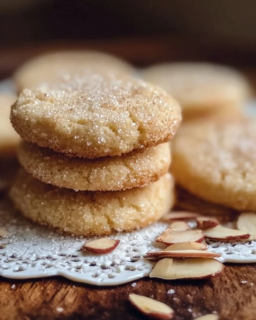 Delicious almond flour sugar cookies on a plate, perfect for any dessert