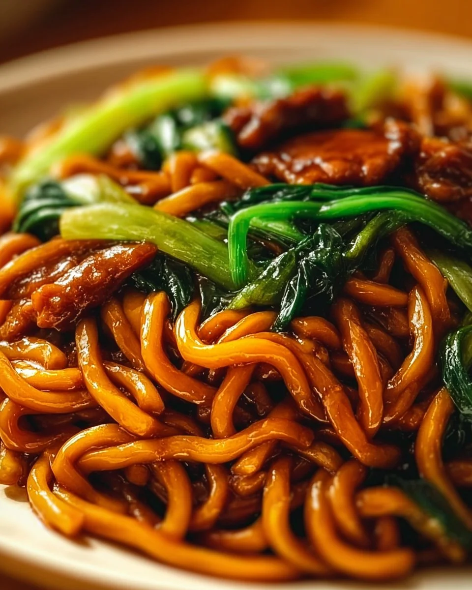 Authentic Shanghai Fried Noodles