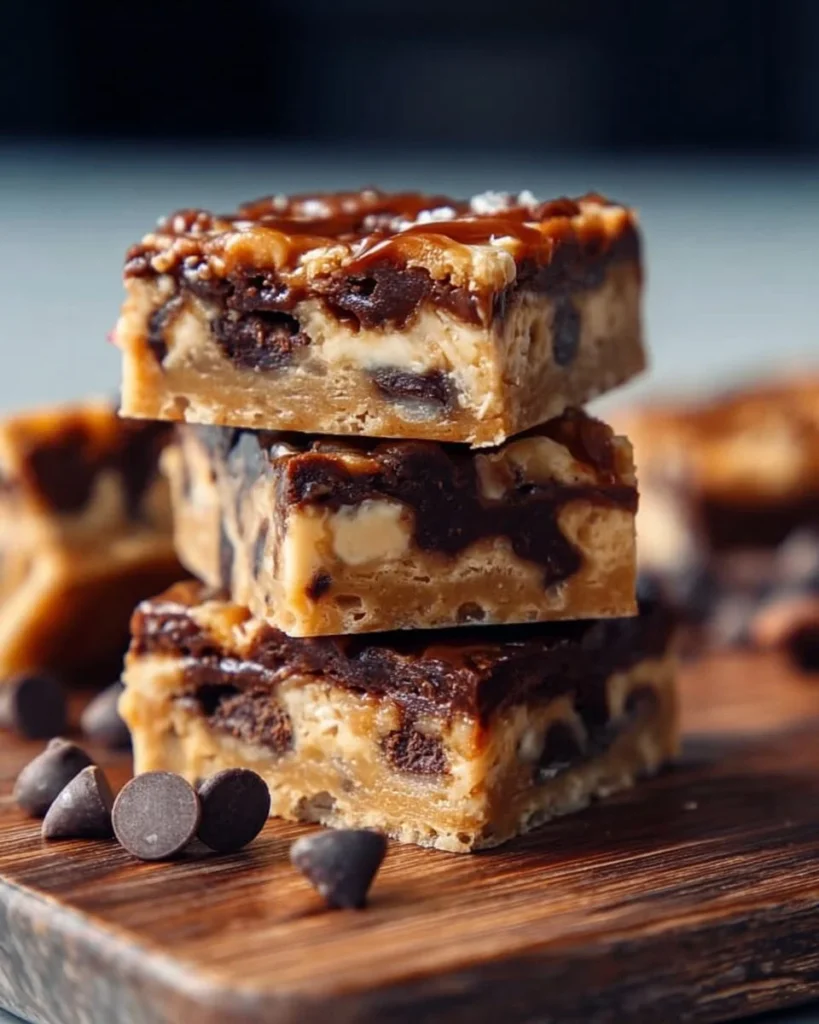 Delicious Better Than Anything Bars dessert, perfect for satisfying sweet cravings.