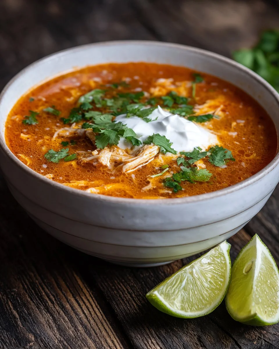 Cozy Chicken Enchilada Soup