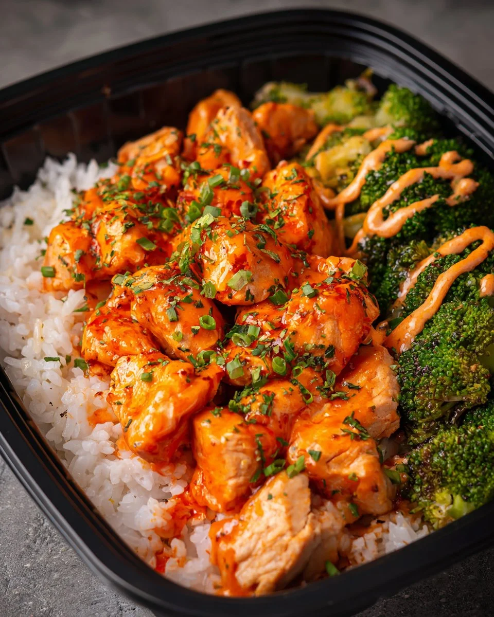 Easy Buffalo Chicken Bowl Meal Prep