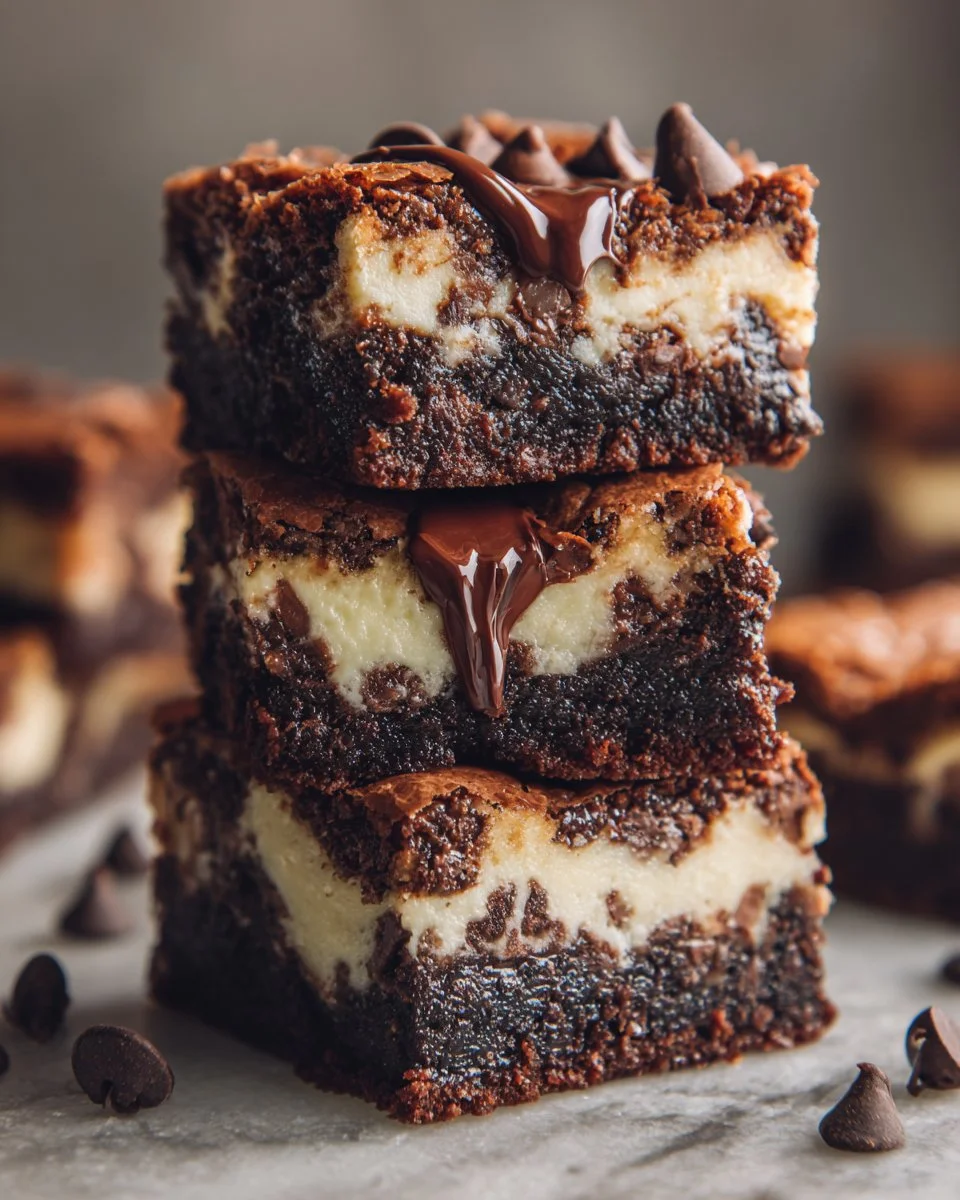 Easy Chocolate Chip Cheesecake Brownies
