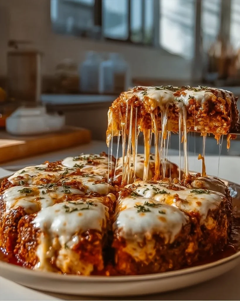 Easy crustless pizza pie topped with fresh ingredients and cheese