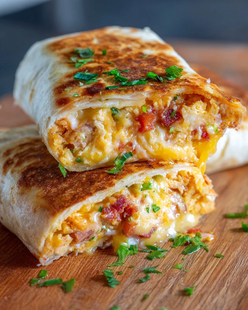Easy Grilled Cheese Burrito