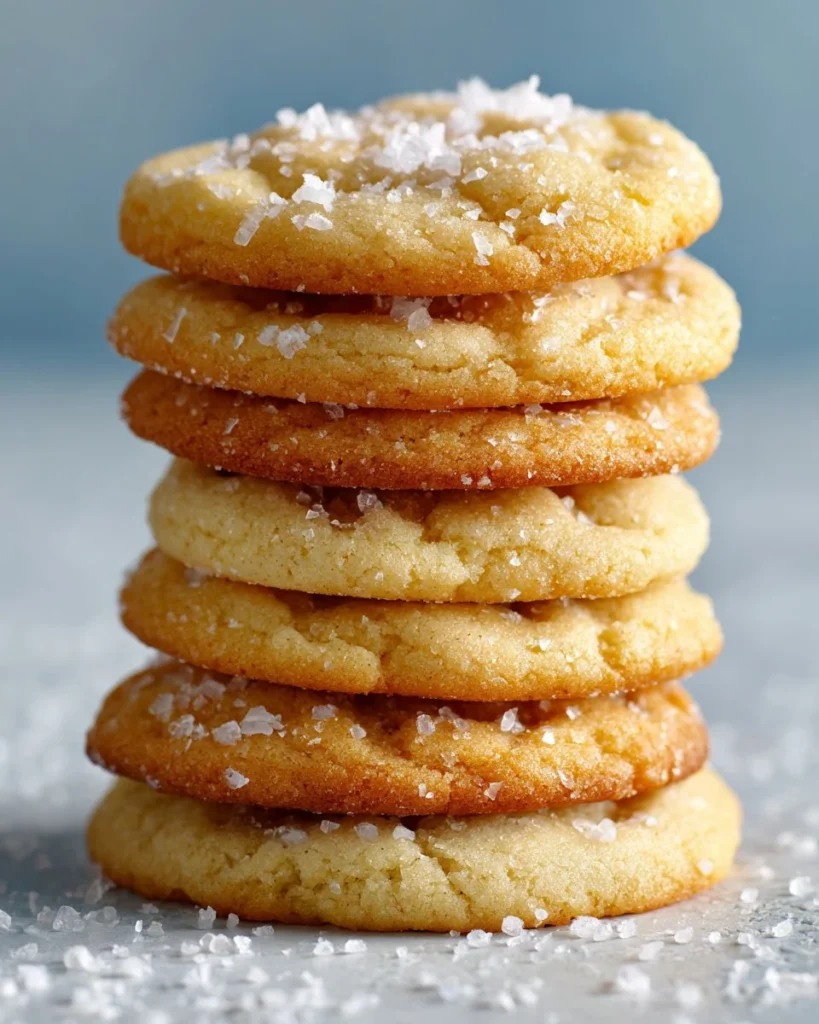 Soft and chewy sugar cookies on a baking tray, fresh out of the oven.