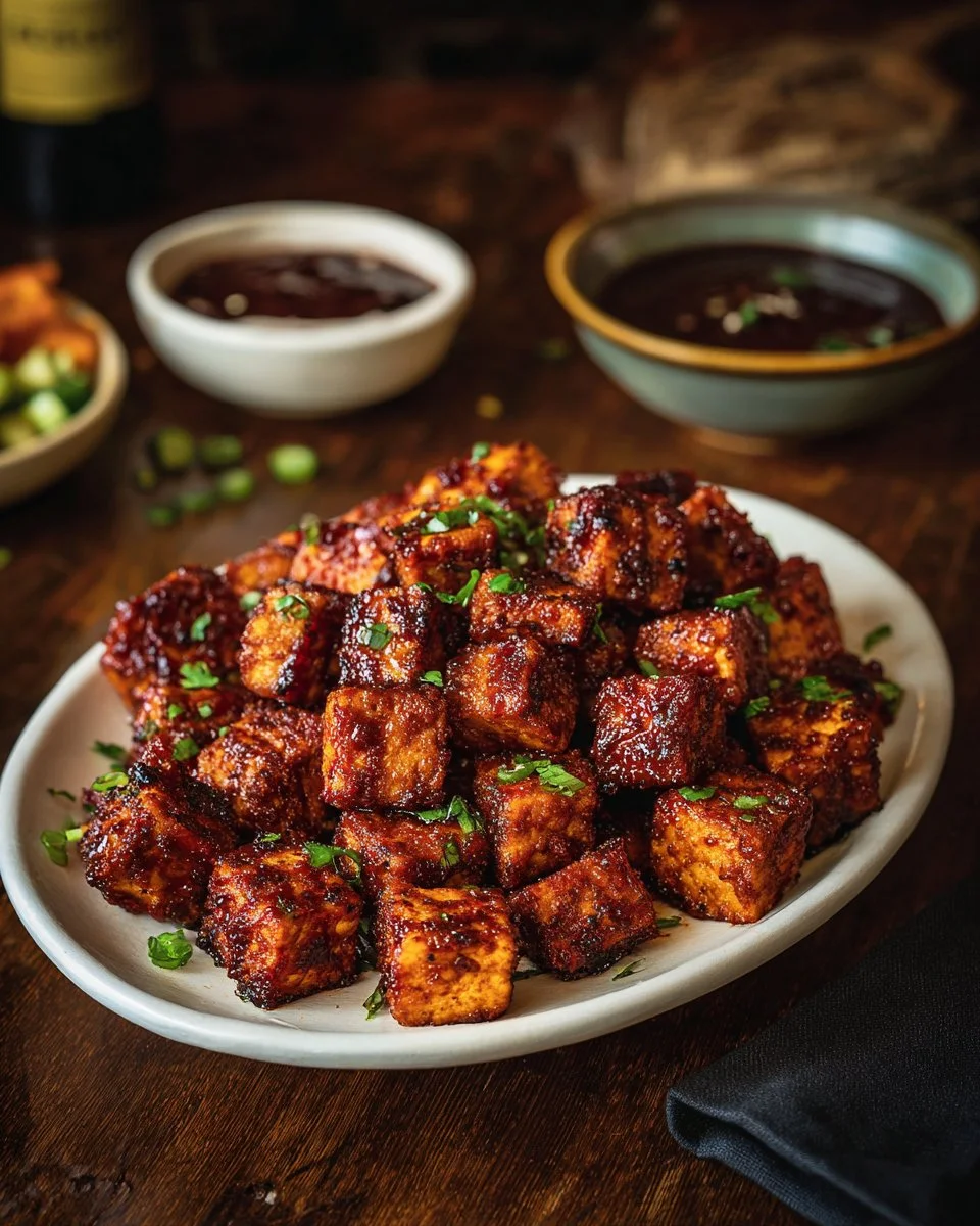 The Best Crispy BBQ Tofu For Game Night