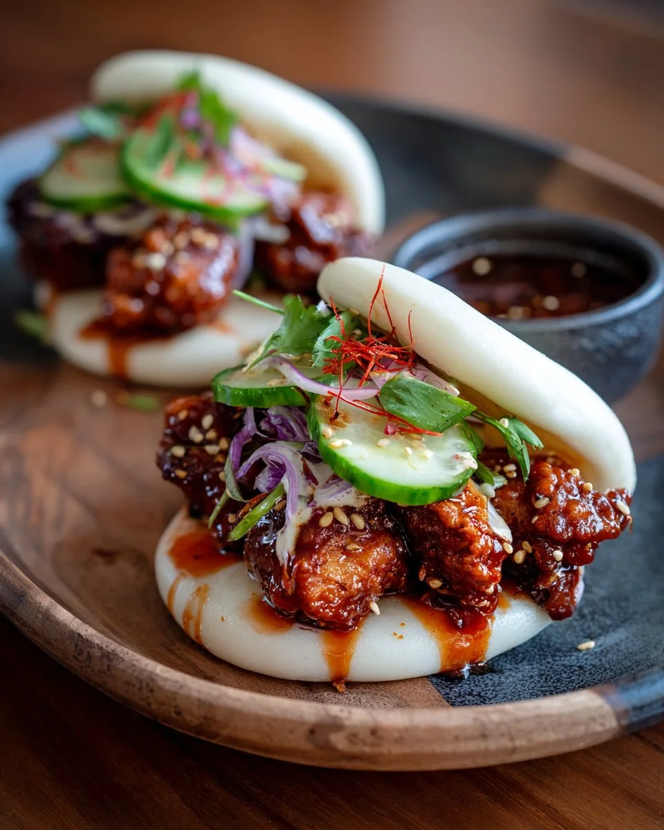 The Best Korean Fried Chicken Bao Buns