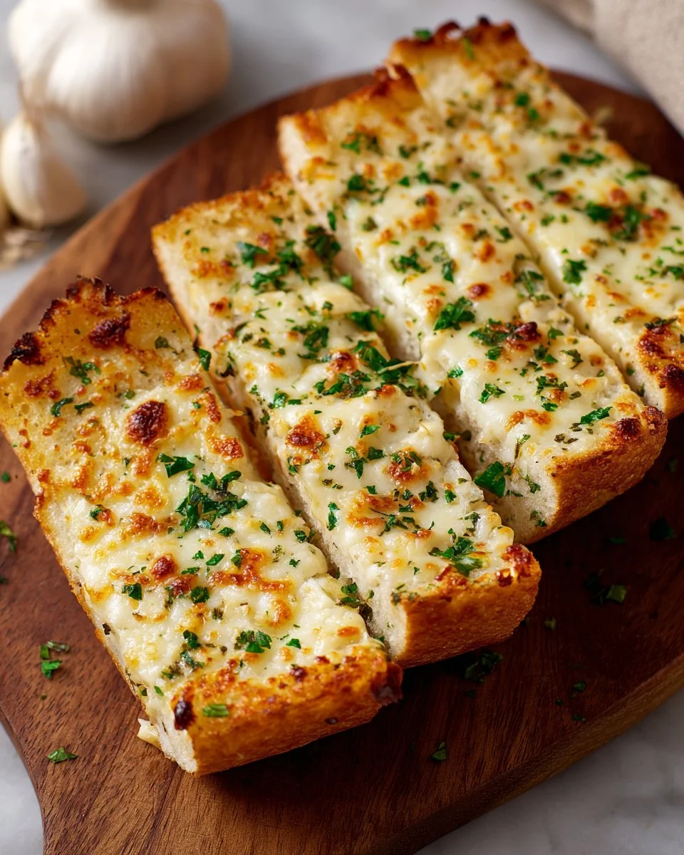 Three Cheese Garlic Bread