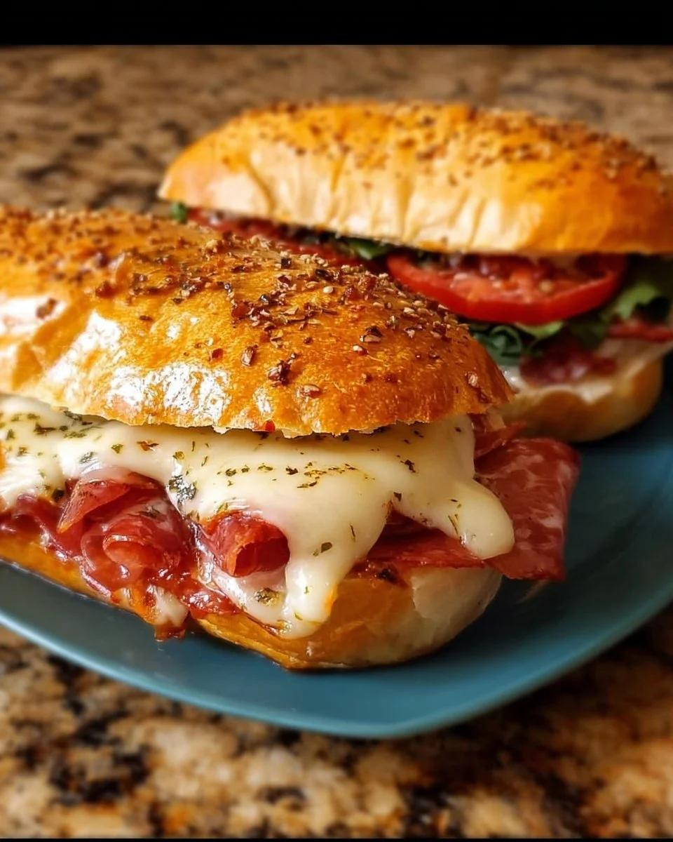 Baked Italian Sub Sandwiches