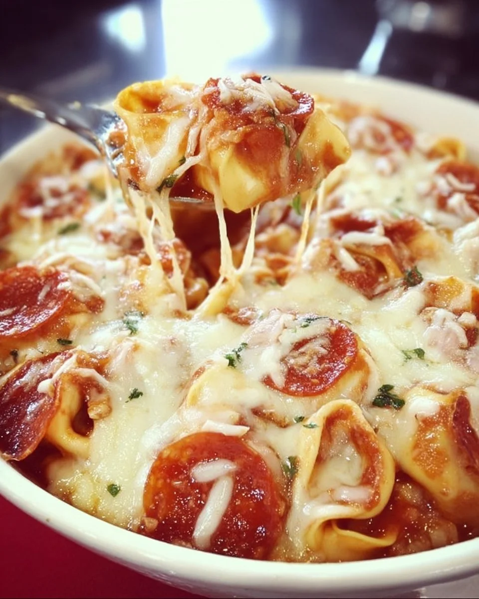 Baked Pizza Tortellini