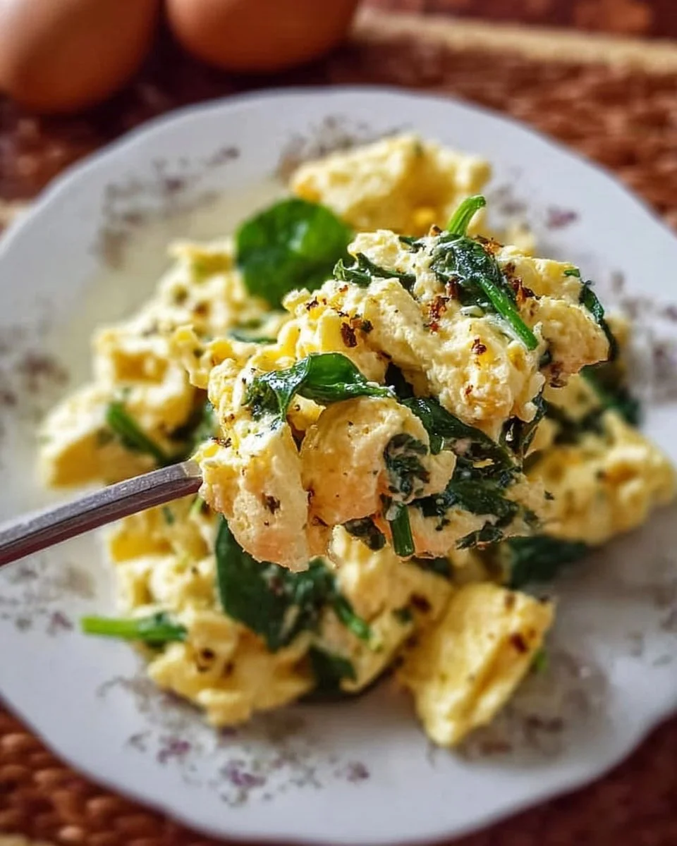 Best Scrambled Eggs With Cottage Cheese And Spinach