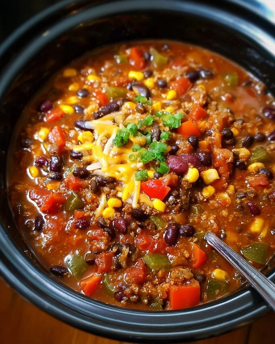 Crock-Pot Lentil Taco Chili