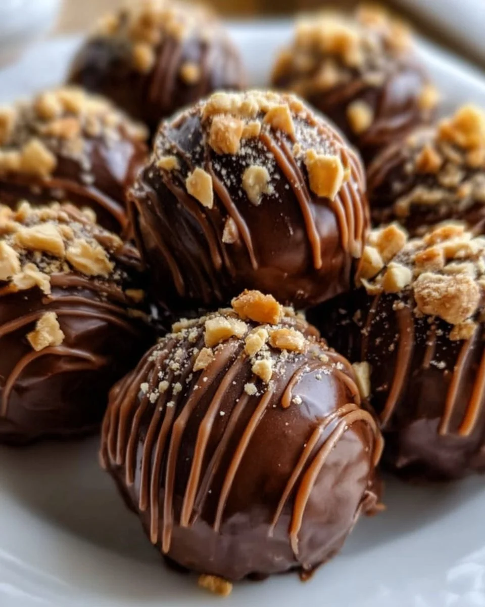 Easy Coffee Toffee Truffles