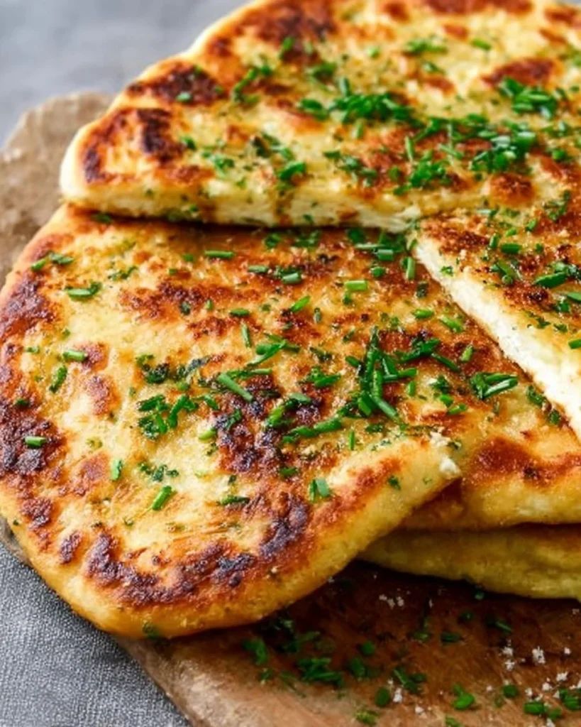 High protein cottage cheese flatbread with fresh ingredients