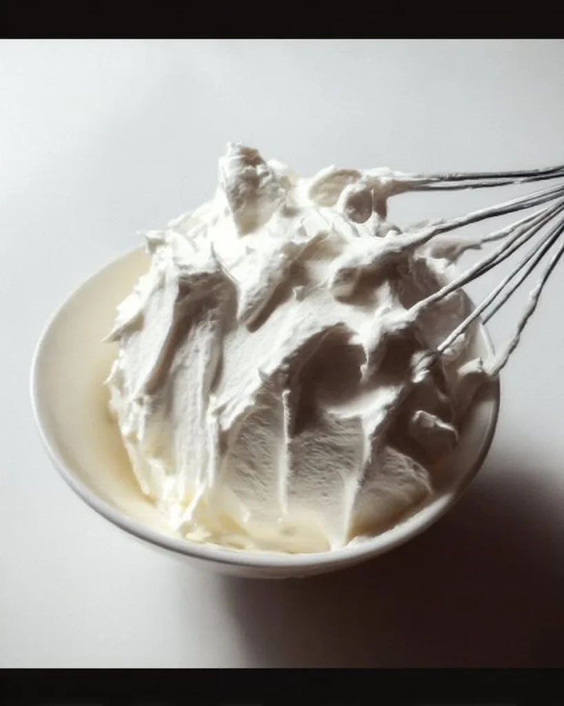 Homemade marshmallow cream spread in a jar with a spoon