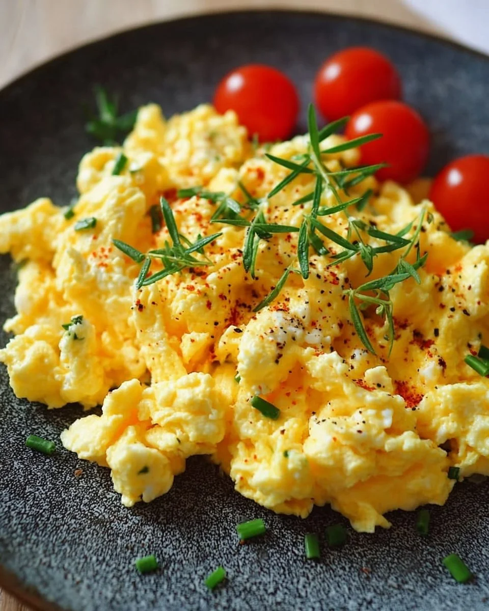 Irresistible Cottage Cheese Scrambled Eggs