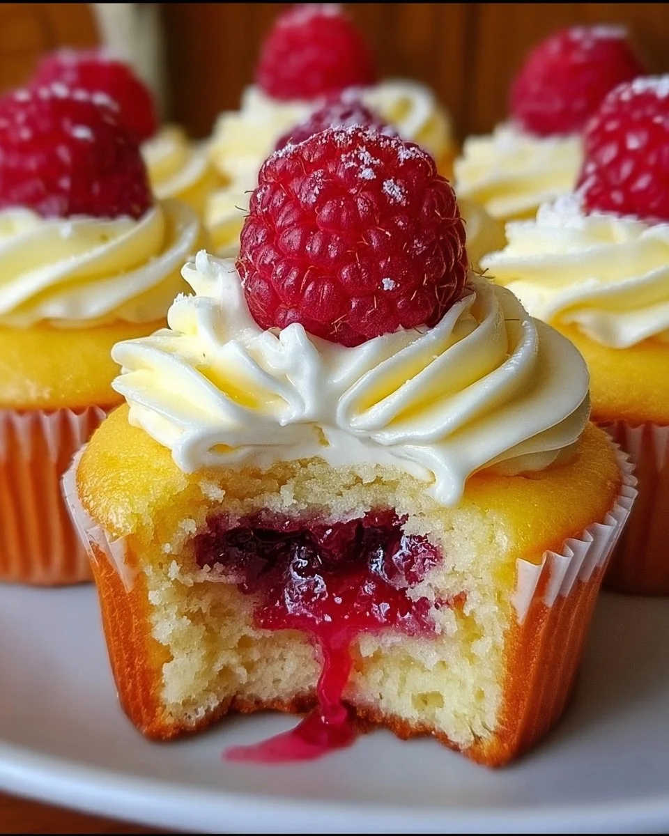 Raspberry Lemon Cupcakes
