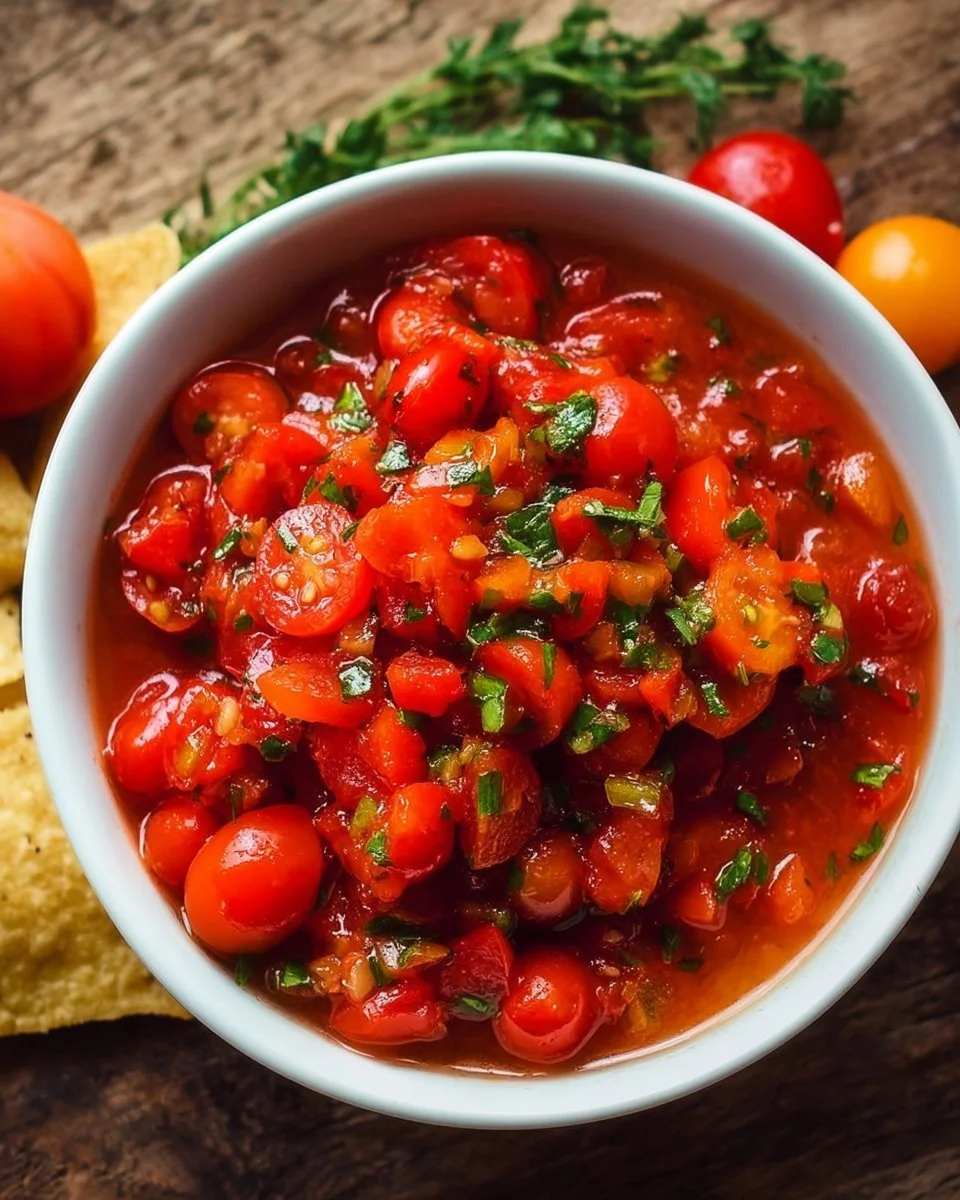Roasted Cherry Tomato Salsa