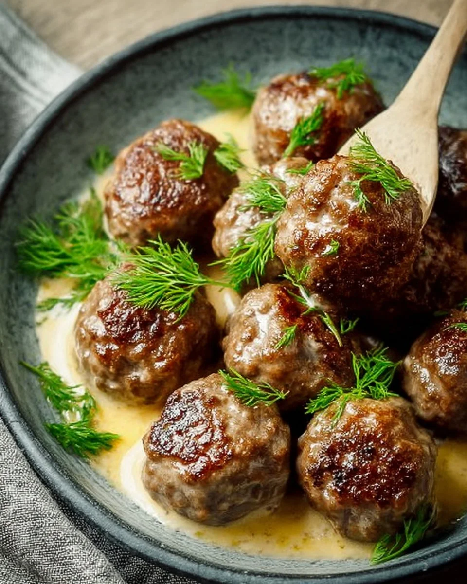 Swedish Beef Meatballs