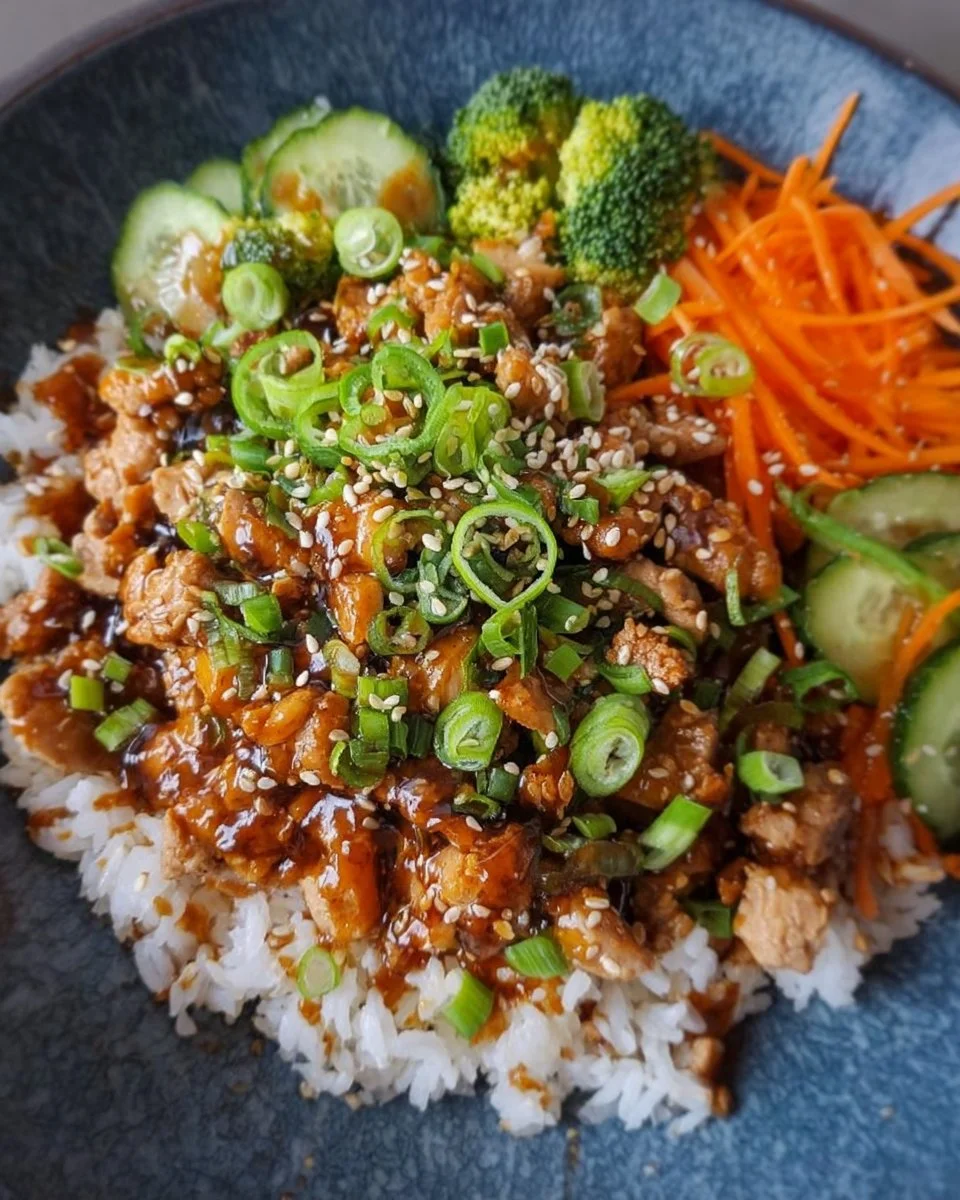 Teriyaki Turkey Rice Bowl