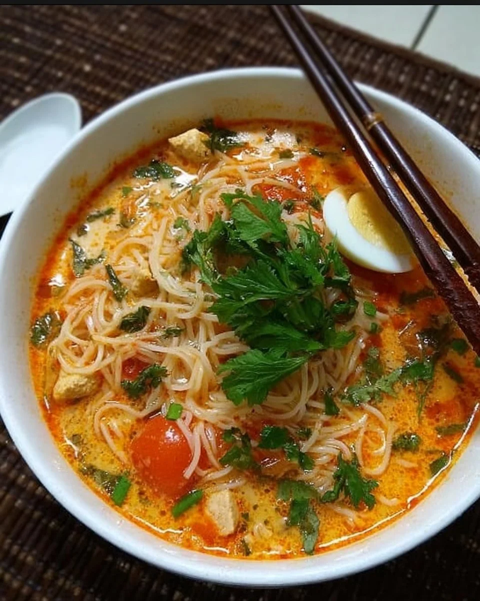 THAI RED CURRY NOODLE SOUP
